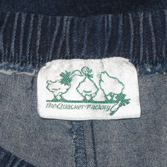 Quacker Factory Pull-on Denim Pants Jeans Size 1X - Picture 4 of 4